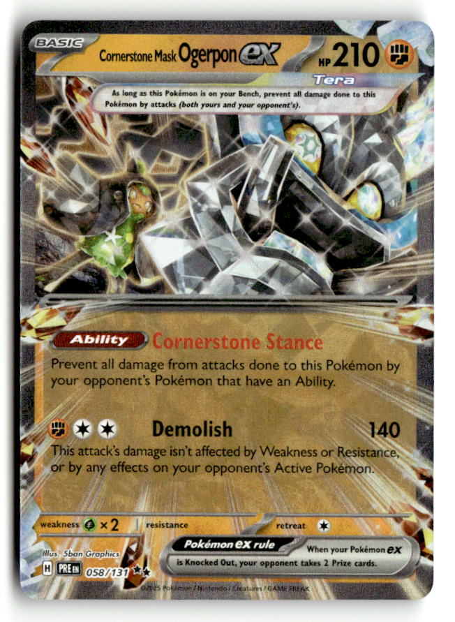 Cornerstone Mask Ogerpon ex - 058/131