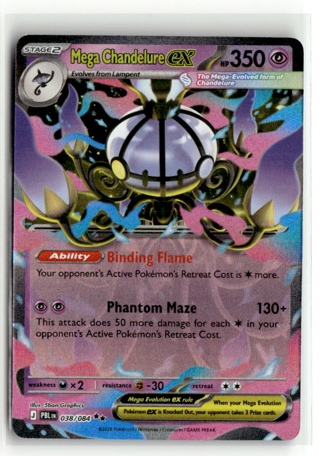 Mega Chandelure ex - 038/084