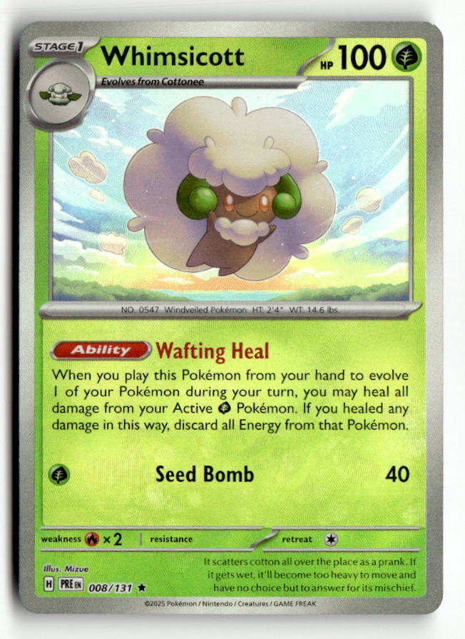 Whimsicott (Poke Ball Pattern)