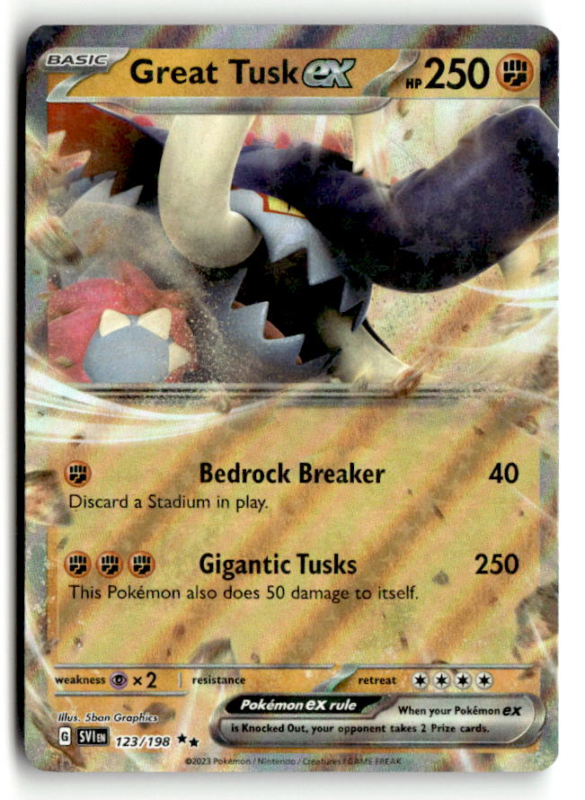 Great Tusk ex - 123/198