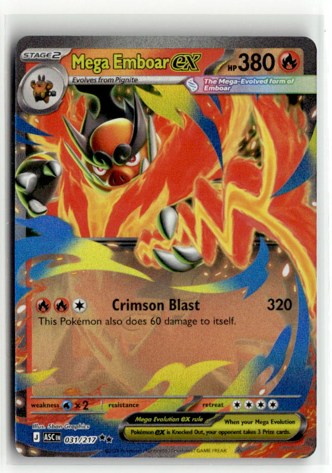 Mega Emboar ex - 031/217