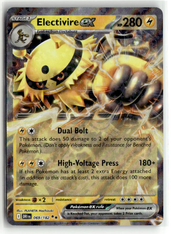 Electivire ex - 069/182 | Near Mint / English / Holofoil