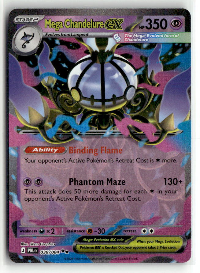 Mega Chandelure ex - 038/084