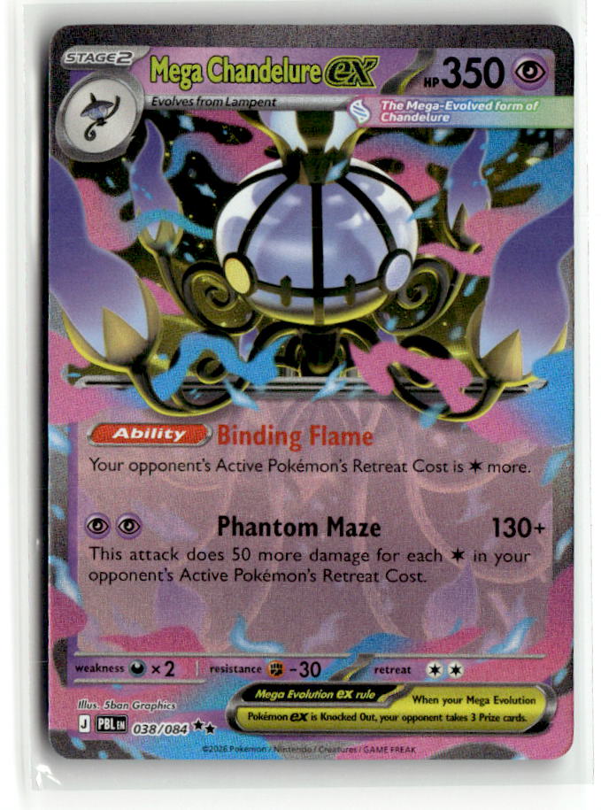 Mega Chandelure ex - 038/084