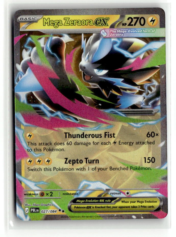 Mega Zeraora ex - 027/084