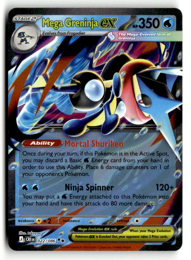 Mega Greninja ex - 022/086