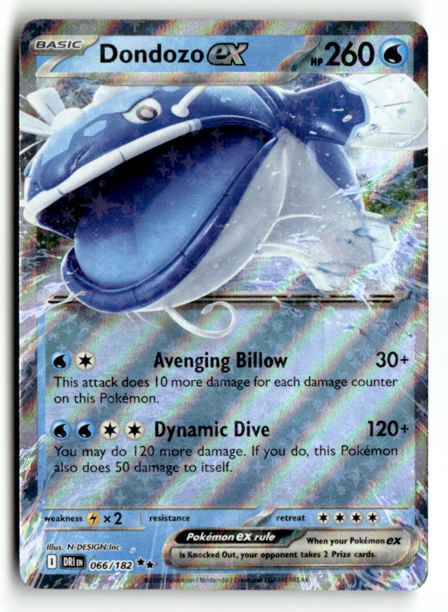 Dondozo ex - 066/182 | Near Mint / English / Holofoil