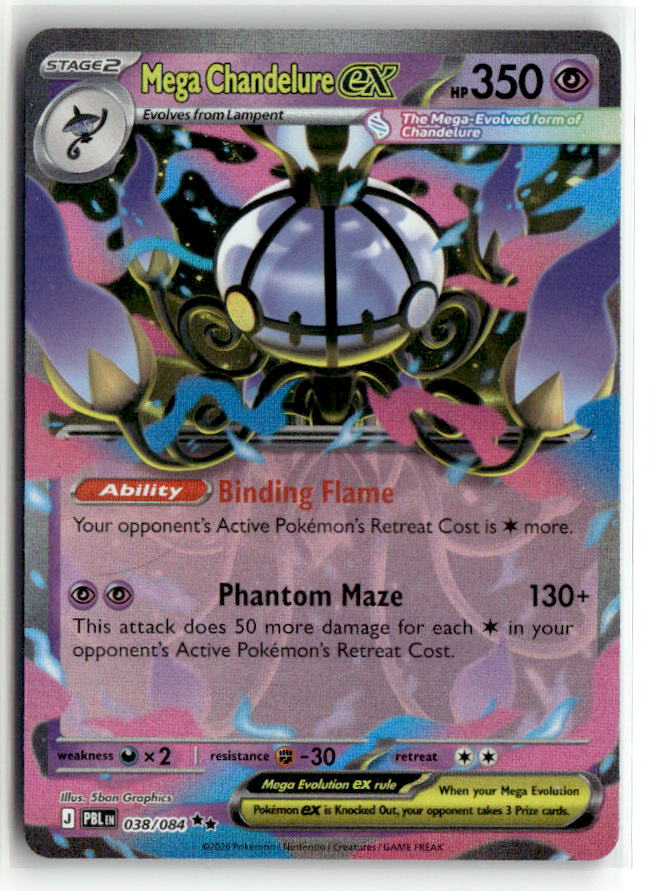 Mega Chandelure ex - 038/084