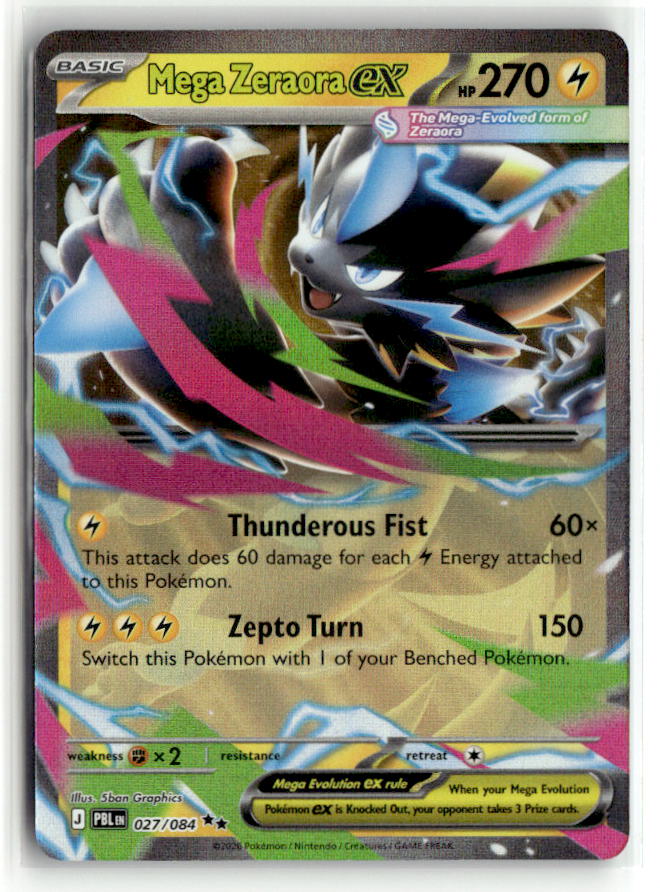 Mega Zeraora ex - 027/084