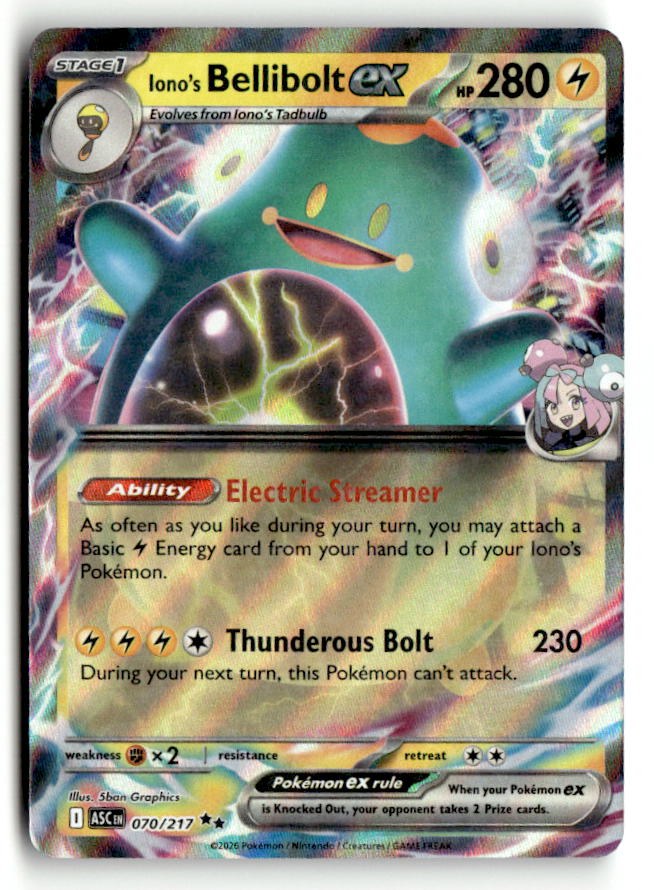 Iono's Bellibolt ex - 070/217