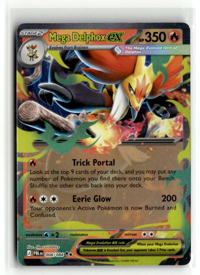 Mega Delphox ex | Near Mint / English / Holofoil