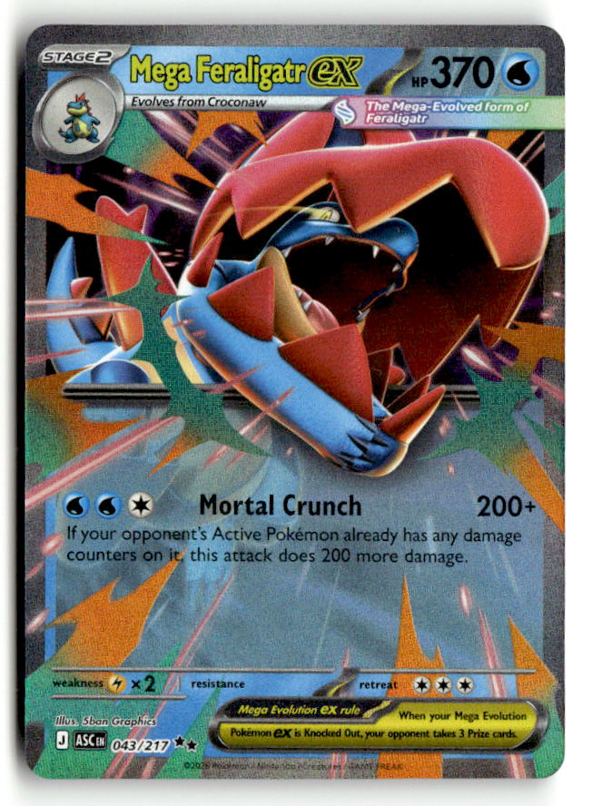 Mega Feraligatr ex - 043/217