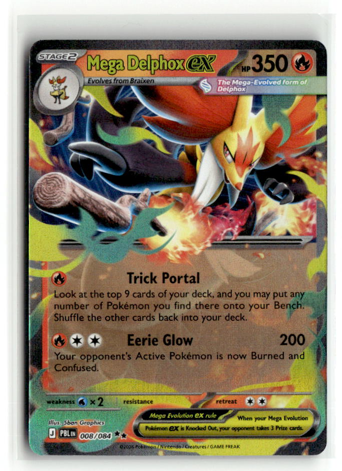 Mega Delphox ex | Near Mint / English / Holofoil