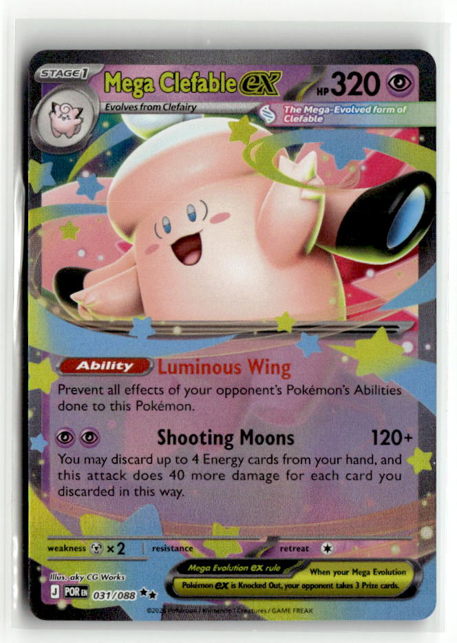 Mega Clefable ex - 031/088