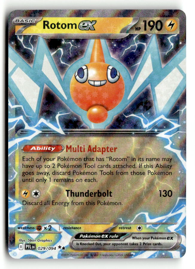 Rotom ex - 029/094 | Near Mint / English / Holofoil