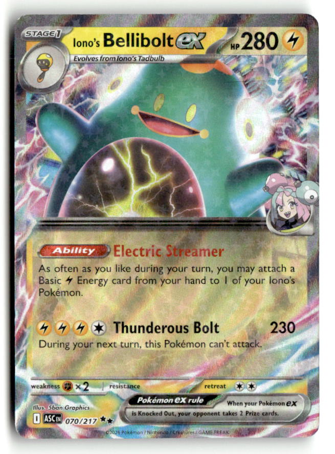Iono's Bellibolt ex - 070/217