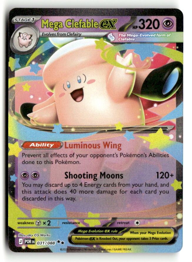 Mega Clefable ex - 031/088