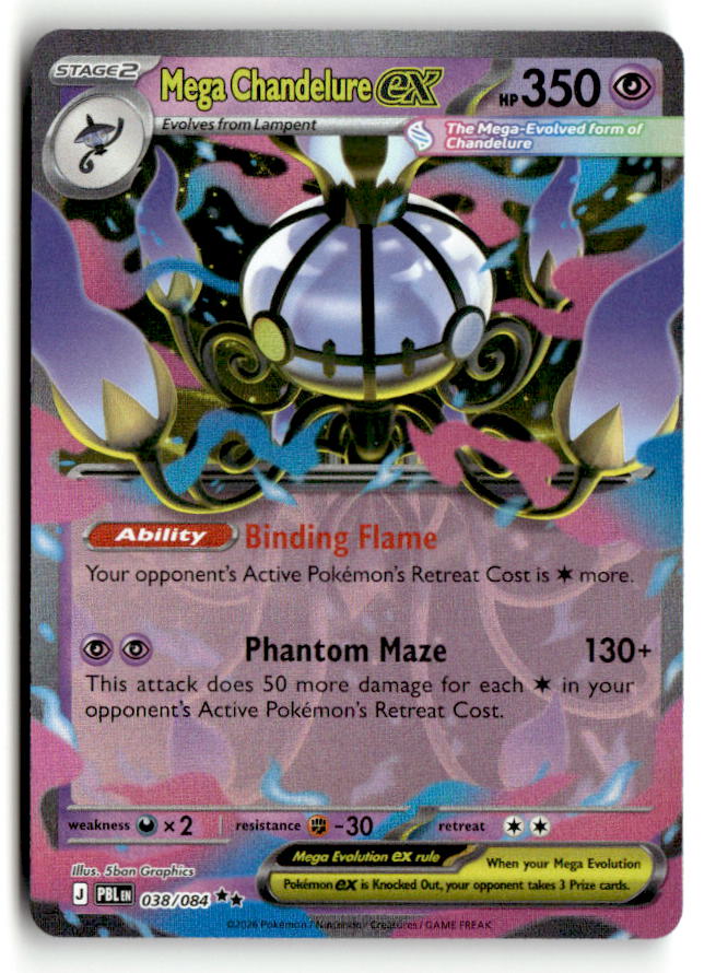 Mega Chandelure ex - 038/084