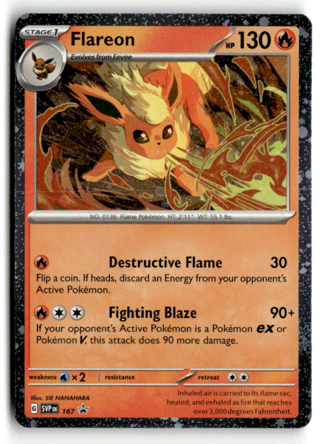 Flareon - 167 (Cosmos Holo)