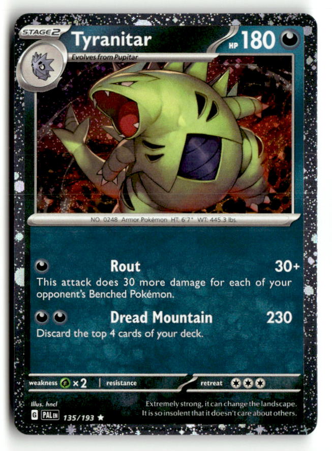 Tyranitar - 135/193 (Cosmos Foil)