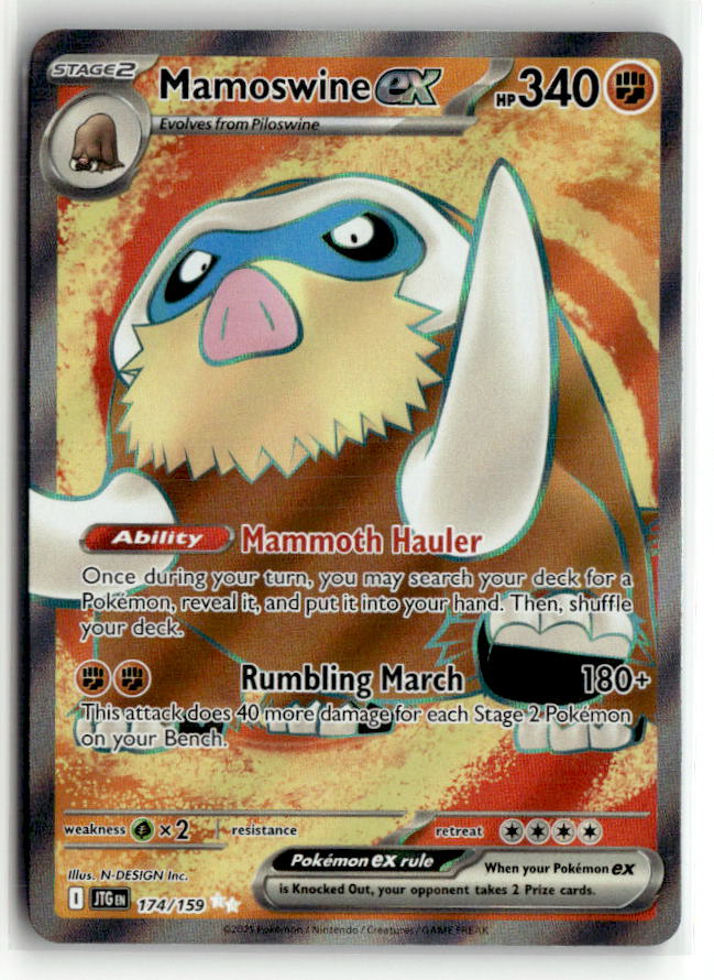 Mamoswine ex - 174/159 | Near Mint / English / Holofoil