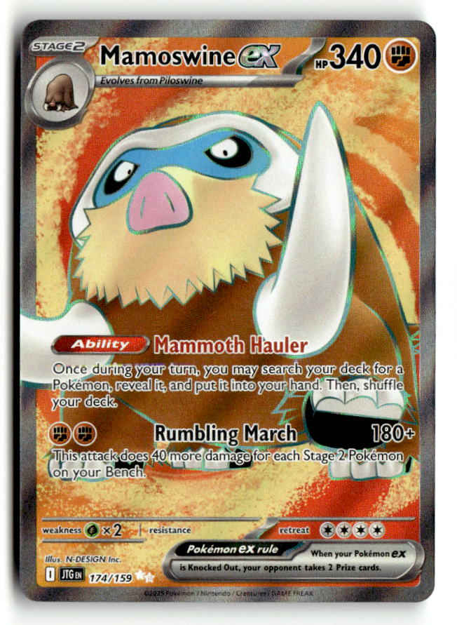Mamoswine ex - 174/159 | Near Mint / English / Holofoil