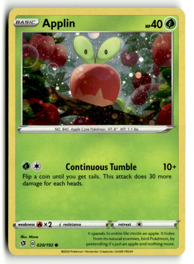 Applin - 020/192 (Cosmos Holo)