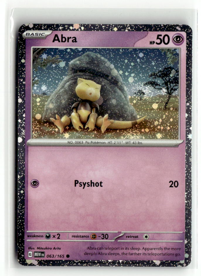 Abra - 063/165 (Cosmos Holo)