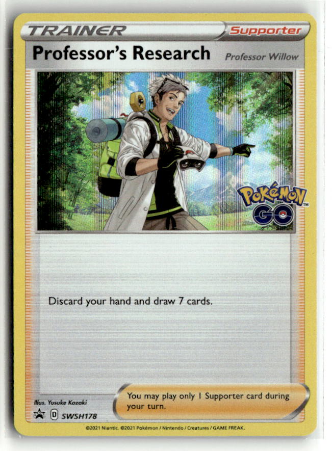 Professor's Research [Professor Willow] - SWSH178 (with Pokemon Go Code)