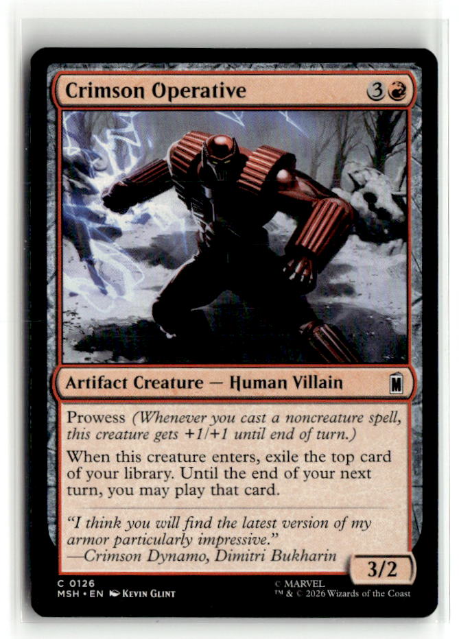 Crimson Operative | Near Mint / English / Normal