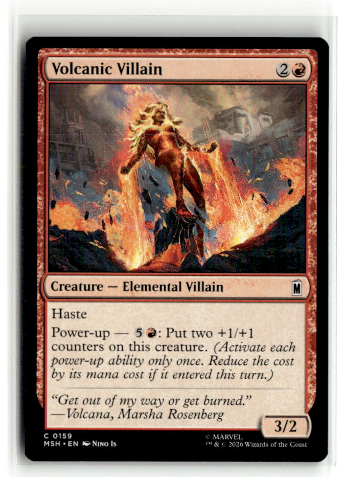 Volcanic Villain | Near Mint / English / Normal
