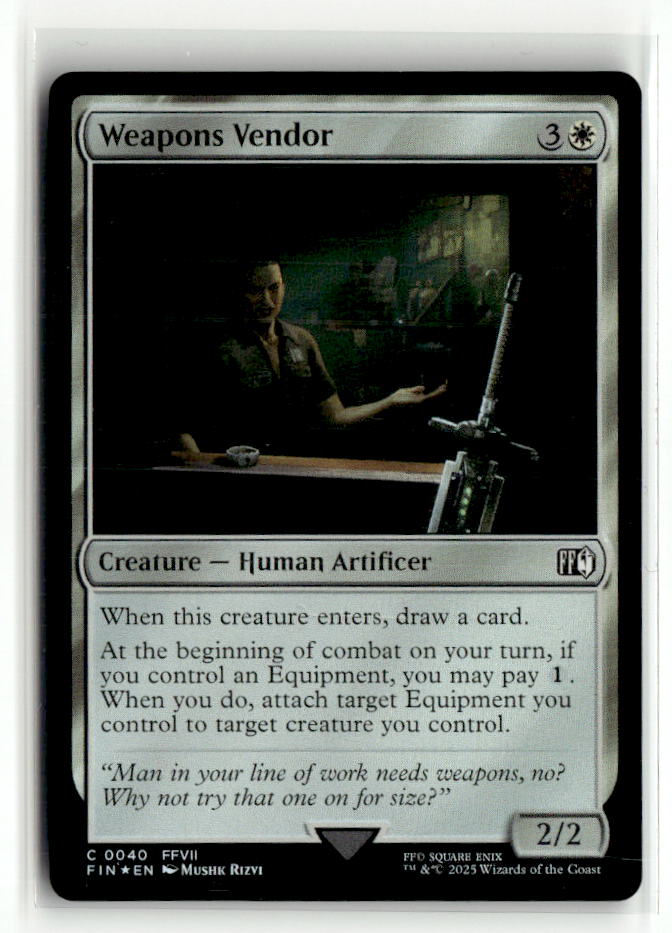 Weapons Vendor | Near Mint / English / Foil