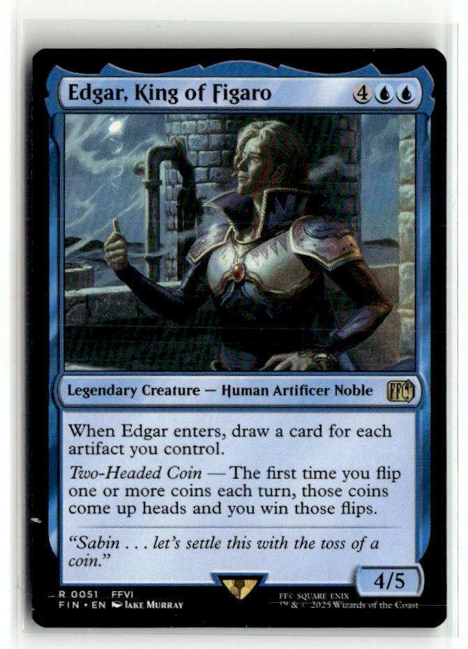 Edgar, King of Figaro | Near Mint / English / Normal