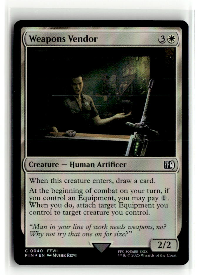 Weapons Vendor | Near Mint / English / Foil