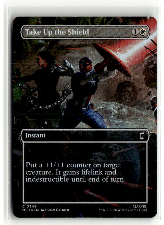 Take Up the Shield (Borderless)
