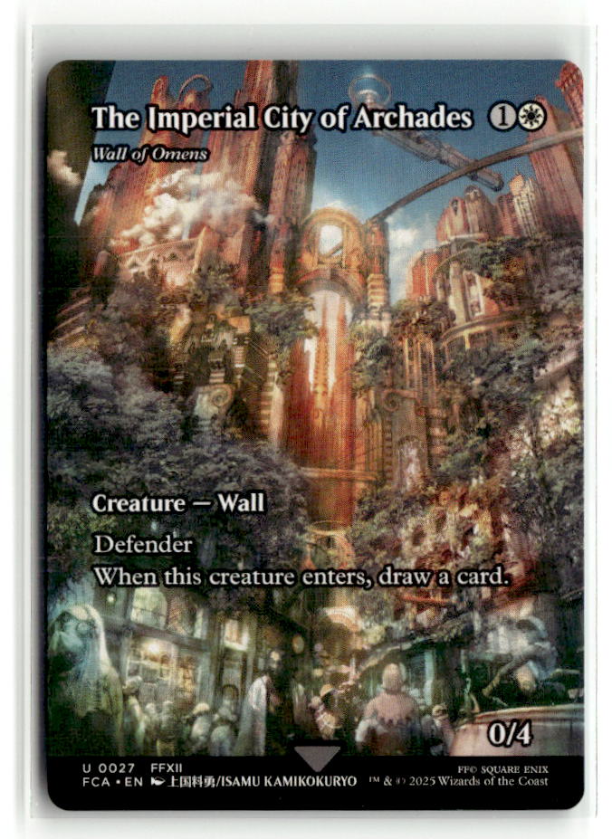 The Imperial City of Archades - Wall of Omens (Showcase) | Near Mint / English / Normal