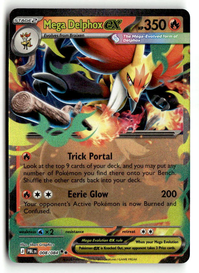Mega Delphox ex | Near Mint / English / Holofoil