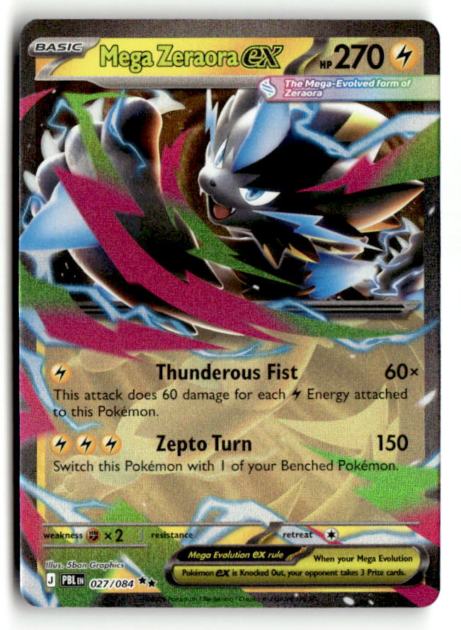 Mega Zeraora ex - 027/084