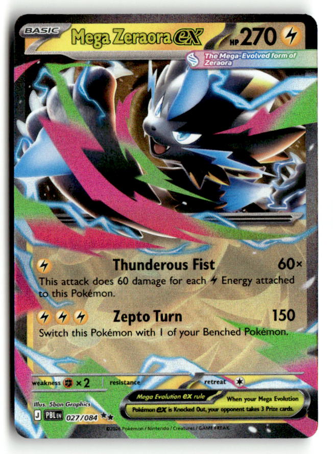 Mega Zeraora ex - 027/084