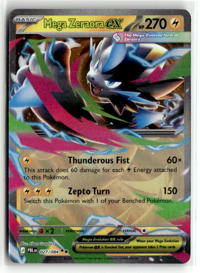 Mega Zeraora ex - 027/084