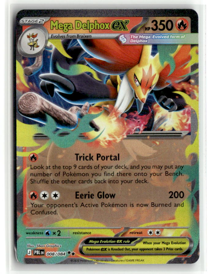 Mega Delphox ex | Near Mint / English / Holofoil