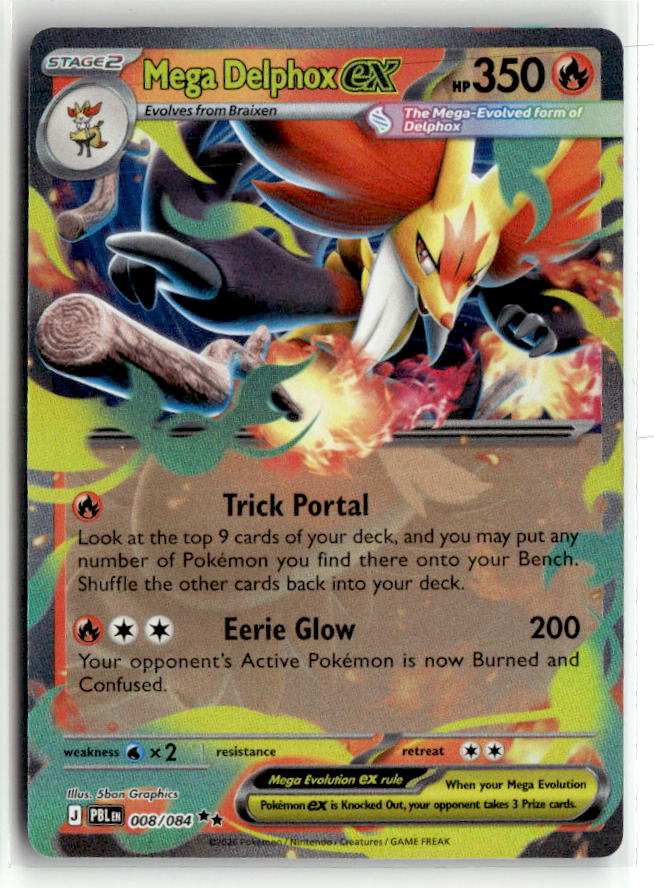 Mega Delphox ex | Near Mint / English / Holofoil