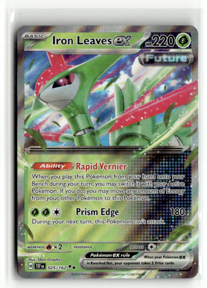 Iron Leaves ex - 025/162 | Near Mint / English / Holofoil