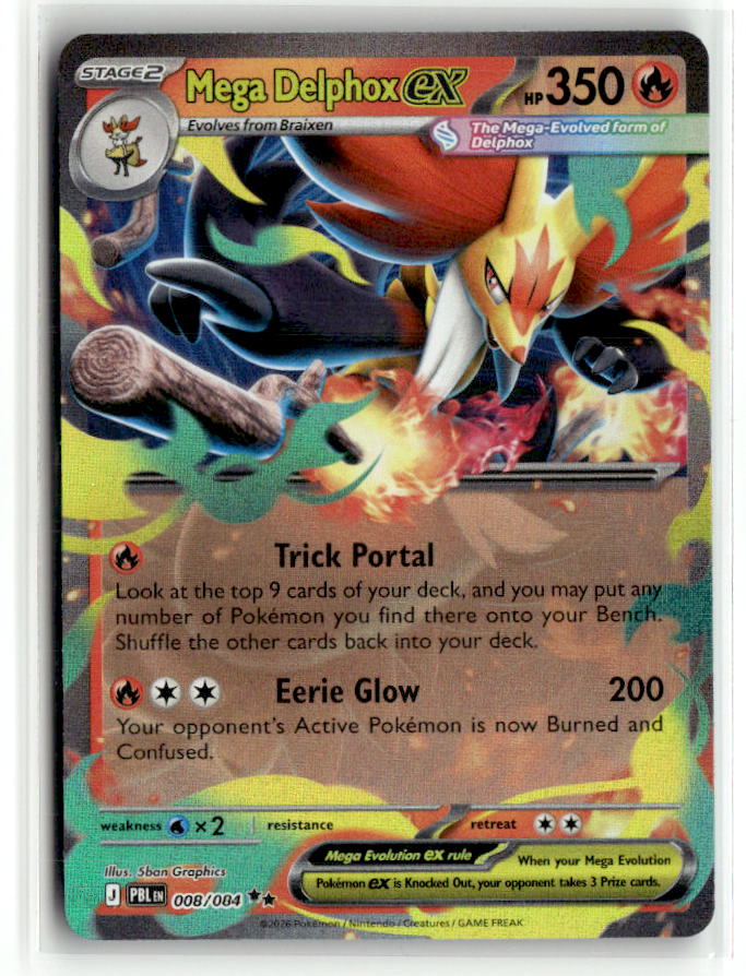 Mega Delphox ex | Near Mint / English / Holofoil