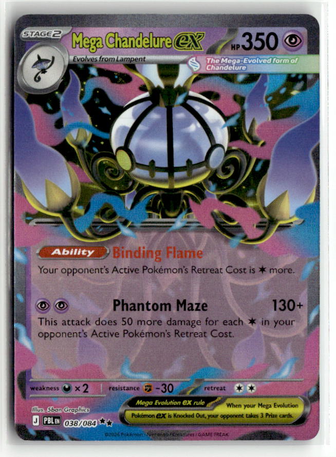 Mega Chandelure ex - 038/084