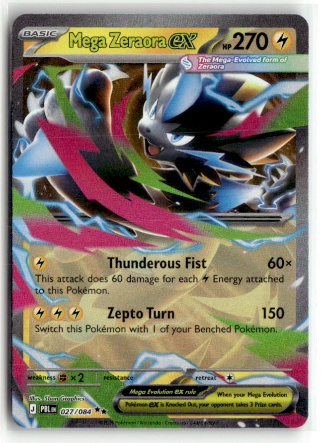 Mega Zeraora ex - 027/084
