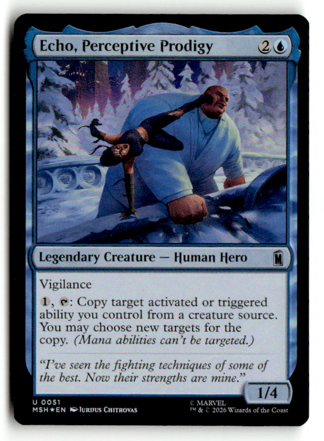 Echo, Perceptive Prodigy