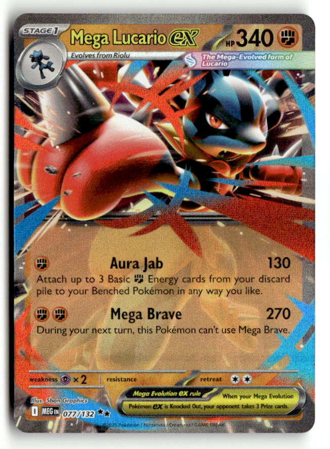 Mega Lucario ex - 077/132