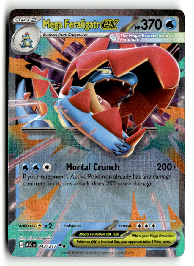 Mega Feraligatr ex - 043/217