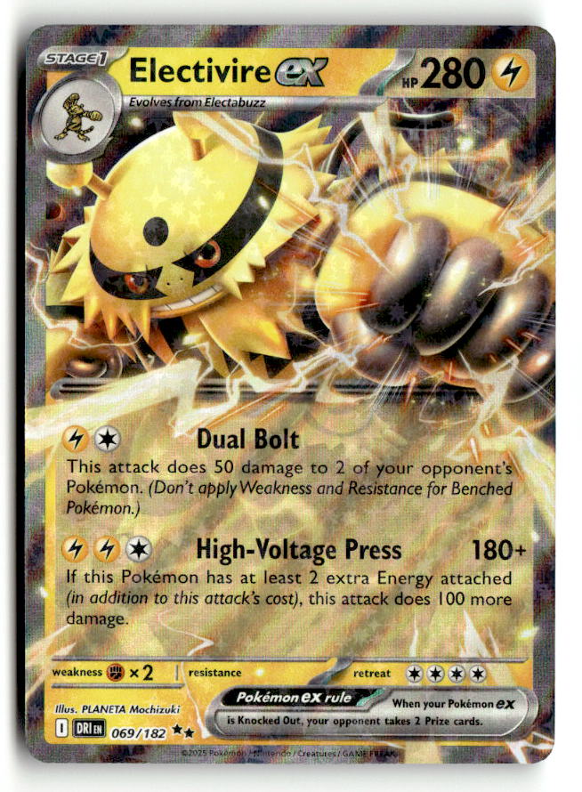 Electivire ex - 069/182 | Near Mint / English / Holofoil